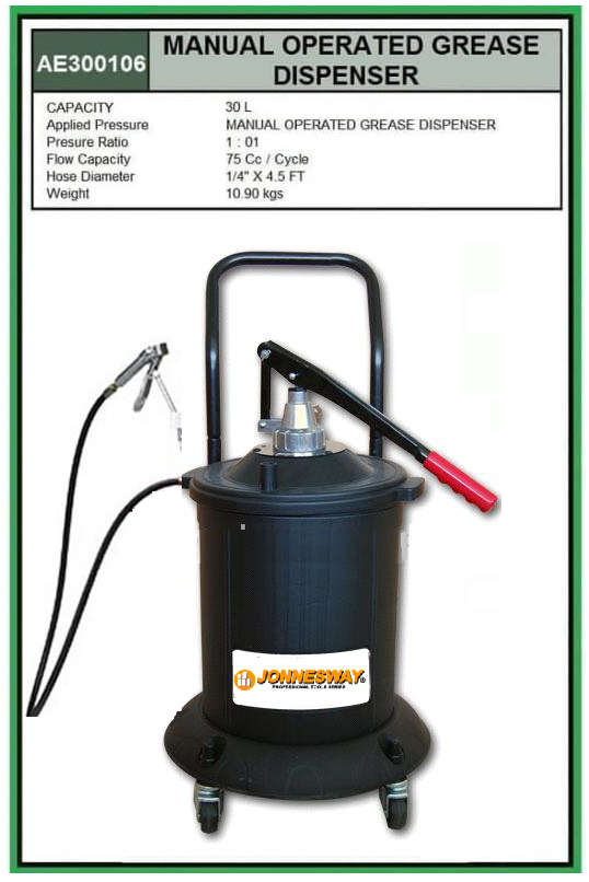 AE300106 / 30L MANUAL OPERATED GREASE DISPENSER