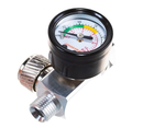 ACC609 / AIR ADJUSTING REGULATOR VALVE WITH PRESSURE GAUGE FOR SPRAY GUNS