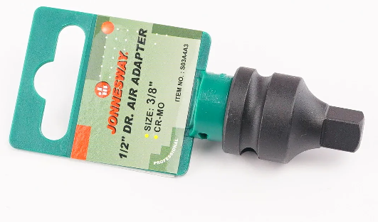 S03A4A3 / 1/2" DRIVE AIR ADAPTER, DIN 3129 SIZE: 1/2" (F) X 3/8" (M)