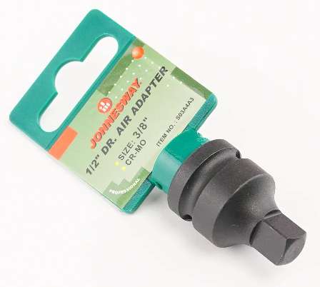 S03A4A3 / 1/2" DRIVE AIR ADAPTER, DIN 3129 SIZE: 1/2" (F) X 3/8" (M)