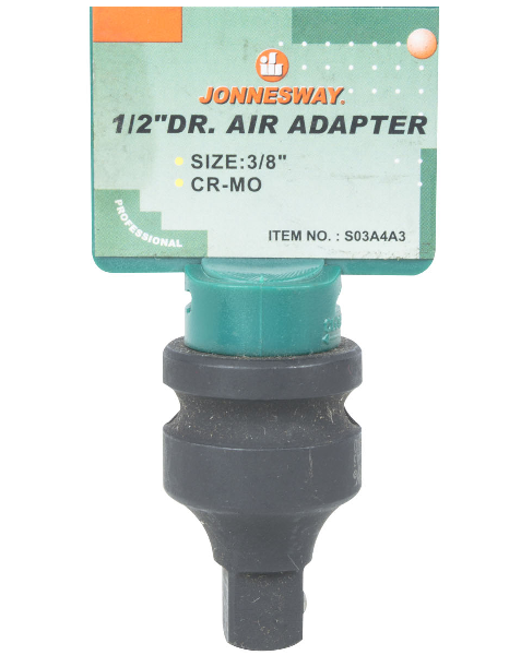 S03A4A3 / 1/2" DRIVE AIR ADAPTER, DIN 3129 SIZE: 1/2" (F) X 3/8" (M)