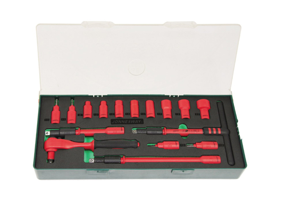 S03V3116SC / 16 PCS 3/8" Dr. 1000V INSULATED SOCKET SET