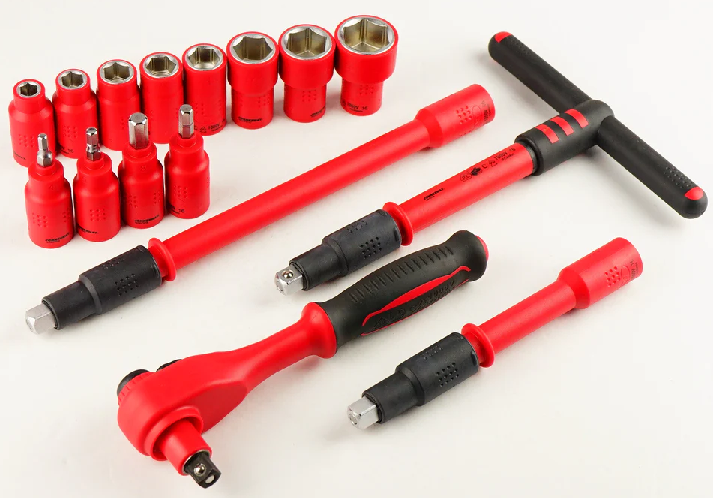 S03V3116SC / 16 PCS 3/8" Dr. 1000V INSULATED SOCKET SET