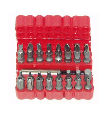 S29H2133S / 33 PCS 1/4" Dr. SECURITY BIT SET