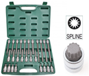 S64H4126S / 26 PCS 1/2" Dr. SPLINE SOCKET BITS SET