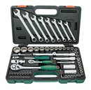 S68H2468S / 68 PCS 1/4" & 1/2" Dr. SUPER TECH SOCKET KIT