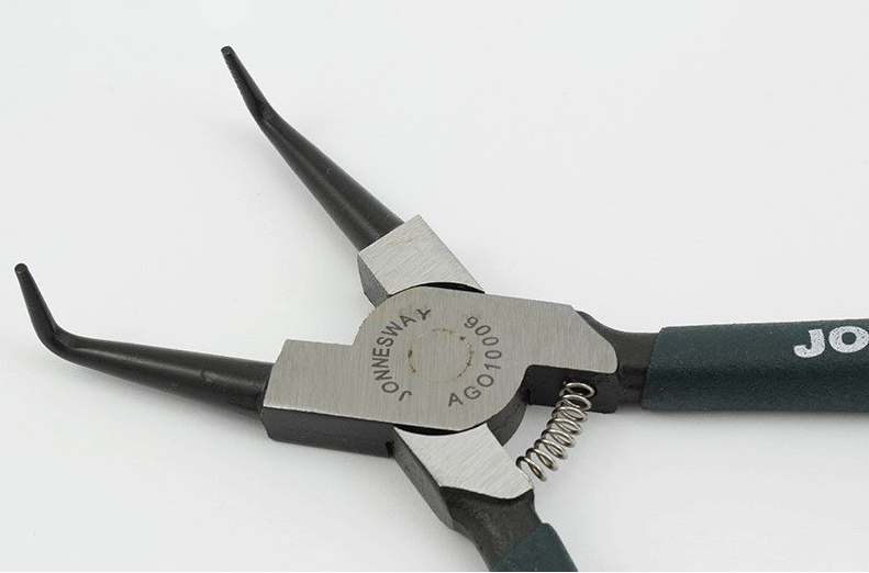 AG010006 / 9" BENT BOSE INTERNAL PLIER CR-V, SLIDER CARD