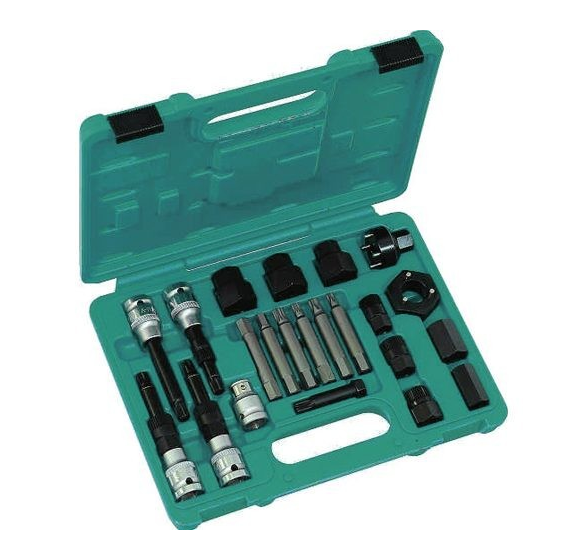 AI010090A / 22 PCS 1/2" DR. ALTERNATOR INSERT BIT SOCKET SET