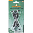 AI040022 / A/C & FUEL LINE DISCONNECT CHROME PLATED 3/8", 1/2", 5/8", 3/4".