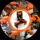 GLOVEWORKS HD PREMIUM DIAMOND TEXTURE NITRILE GLOVE