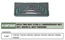 H10MT08SP / 8 PCS TWO WAY STAR & TAMPERPROOF KEY SET