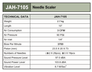 JAH7105 / AIR NEEDLE SCALER