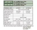 JAT6673 / 1/4"(6.4MM) HEAVY DUTY AIR HYDRAULIC RIVETER