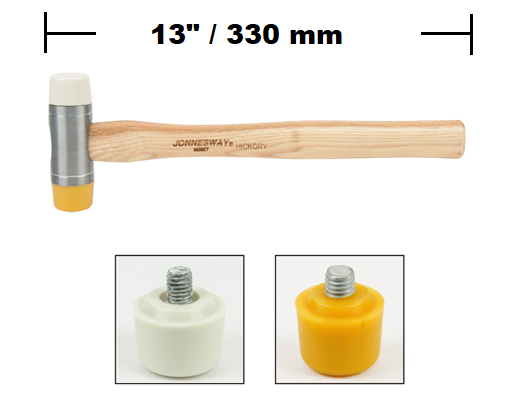 M2940 / HICKORY INTERCHANGEABLE-TIP MALLETS (SOFT FACES HAMMERS)
