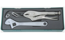 P2803SP / 3 PCS PLIERS AND ADJUSTABLE WRENCH SET