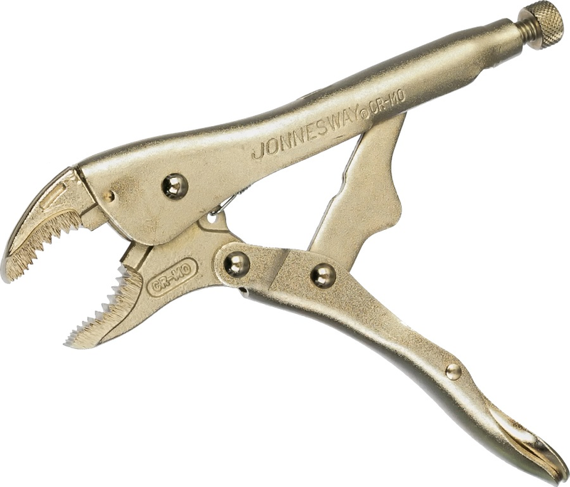 P32M10A / 10" CURVED JAW LOCKING PLIER WITH WIRE CUTTER JAW