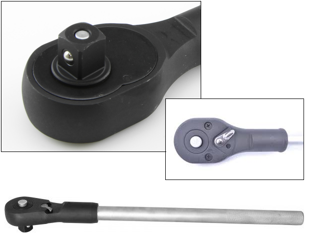 R1206 / 3/4" DR. REVERSIBLE RATCHET HANDLE / 24 TEETH