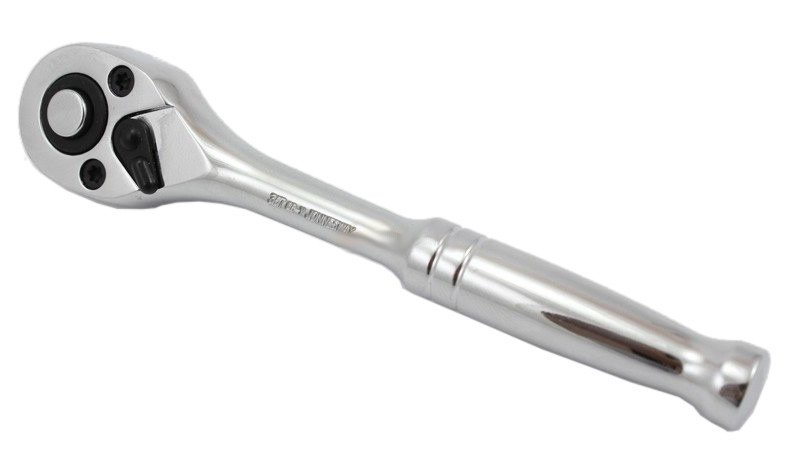 R4802A / 1/4" DR. QUICK RELEASE REVERSIBLE RATCHET HANDLE 72 TEETH, FULL POLISH