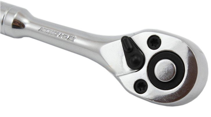 R4802A / 1/4" DR. QUICK RELEASE REVERSIBLE RATCHET HANDLE 72 TEETH, FULL POLISH