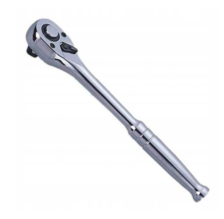 R2903A / 3/8" DR. QUICK RELEASE REVERSIBLE RATCHET HANDLE 36 TEETH, FULL POLISH RATCHET 3/8" DR. 36 TEEH