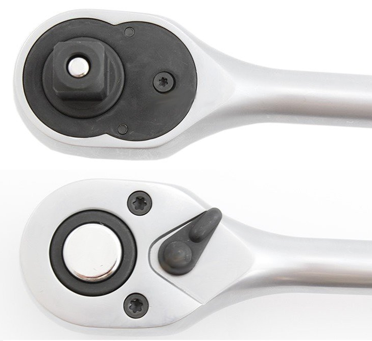 R2904 / 1/2" DR. QUICK RELEASE REVERSIBLE RATCHET HANDLE 36 TEETH