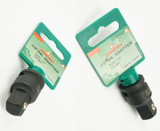 S03A3A4 / 3/8" DRIVE AIR ADAPTER DIN: 3129 SIZE: 3/8" (F) X 1/2" (M)