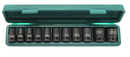 S03A4111S / 11 PCS. 1/2” DRIVE IMPACT SOCKET SET 6 PT METRIC SIZE: 10-24 MM
