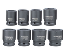 S03A6208S / 8 PCS 3/4" DRIVE IMPACT SOCKET SAE SIZE:  1"to 1-7/16"