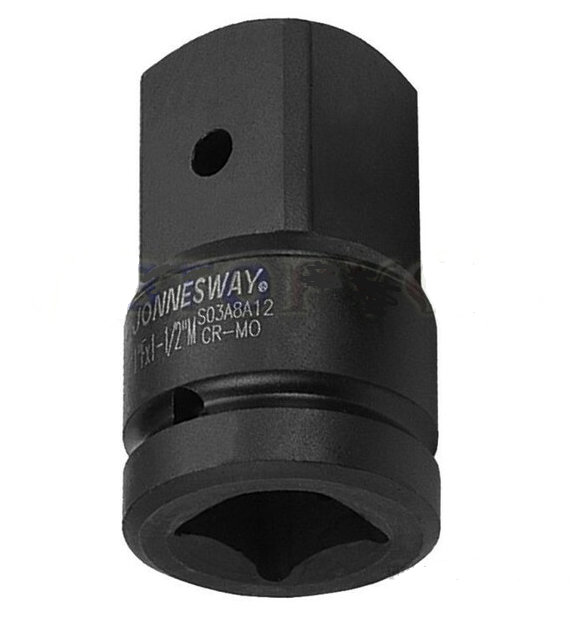 S03A8A12 / 1" DRIVE AIR ADAPTER DIN: 3129 SIZE: 1" (F) X 1-1/2" (M)
