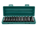 S03AD4111S / 11 PCS 1/2" DRIVE DEEP IMPACT SOCKET SET METRIC SIZE:  10 to 24 MM