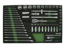 S04H42165SV / 65 PCS SOCKET & WRENCH SET FOR TOOL BOX