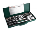 S04H4726S / 26 PCS 1/2" DRIVE  SOCKET SET METRIC SIZE:  12 to 34 MM