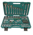 S04H52482S / 82 PCS. 1/4"&1/2" DRIVE TOOL KIT SET METRIC SIZE: 4 to 32 MM