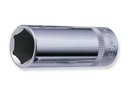 3/8" DRIVE 6PT FLANK DEEP SOCKETS CR-V STEEL DIN: 3124 METRIC SIZE: 6 to 24 MM