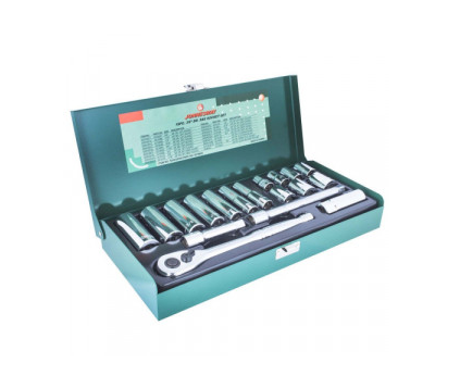 S05H3918S / 3/8" DRIVE SOCKET SET CR-V STEEL SAE SIZE: 3/8" to 3/4"