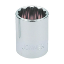 1/2" DRIVE 12PT SOCKETS MAXI-DRIVE CR-V STEEL ANSI/ASME: B107.1 METRIC SIZE: 10 to 24 MM