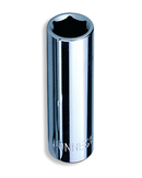 1/2" DRIVE 6PT DEEP SOCKETS MAXI-DRIVE CR-V STEEL ANSI/ASME: B107.1 METRIC SIZE: 10 to 24 MM