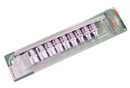 S06H49S / 9 PCS 1/2" DRIVE STAR SOCKET SET CR-V STEEL SIZE: E10 to E24