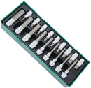 S09H4118SP / 18 PCS 1/2" DRIVE HEX BIT SOCKETS SET SIZE: H5 to H19