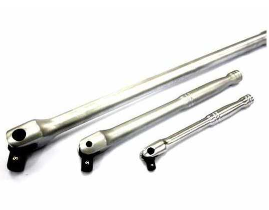 S22H / FLEXIBLE HANDLES CR-V STEEL DIN:3122 SIZE DRIVE: 1/4", 3/8", 1/2", 3/4"