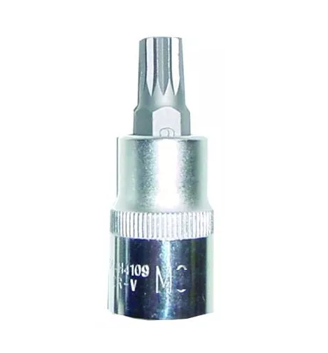 S64H4 / 1/2" DRIVE SPLINE INSERT BIT SOCKET CR-V STEEL DIN:7422 SIZE: M6 to M14