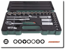 S68H3126S / 26 PCS 3/8" DRIVE MULTIFIT SOCKET SET CR-V STEEL ( CR-V4) SIZE: 6MM to 24MM ( 15/16")