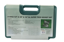 S68H5234111S / 111 PCS 1/4" & 3/8" & 1/2" DRIVE MULTIFIT TOOL KIT SET SIZE: 3.2MM ( 1/8") to 32MM ( 1-1/4")