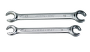 W24 / FLARE NUT WRENCH CR-V STEEL DIN: 3118 SIZE: 08X10MM, 18X19MM , 3/8"X7/16"