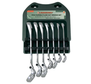 W24A107S / 7 PCS FLEXIBLE FLARE NUT WRENCH CR-V STEEL 6140 METRIC SIZE 8 to 17 MM