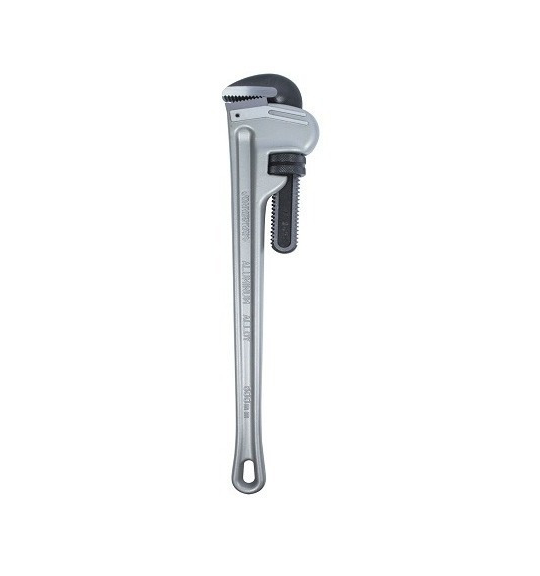 W28A / ALUMINUM ALLOY PIPE WRENCH CR-MOLYBDENUM SIZE: 18" to 48"