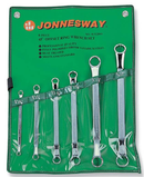 W32206S / 6 PCS 45° OFFSET RING WRENCH SET SAE SIZE: 1/4" X 5/16" to 15/16" X 1"
